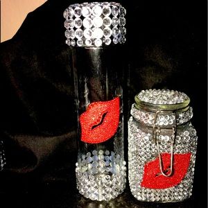 Water bottle and jar